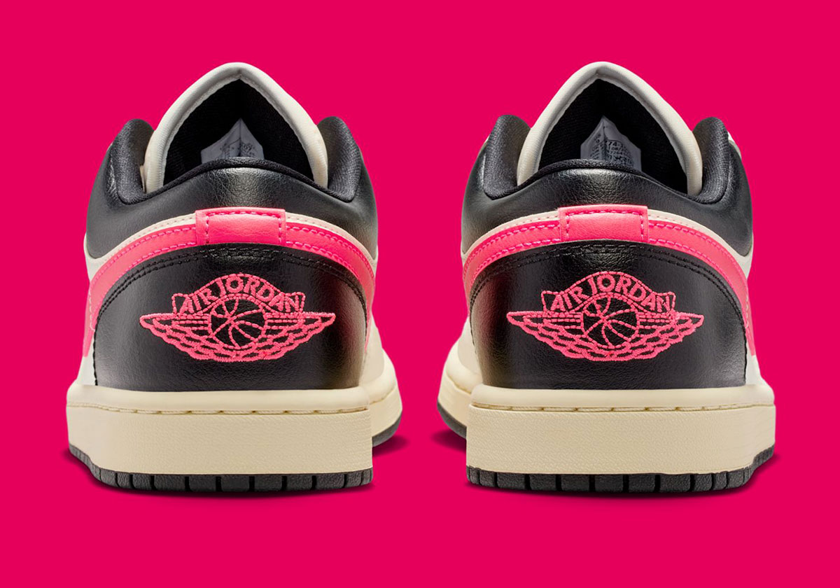 Air Jordan 1 Low Pale Ivory Black Muslin Racer Pink Dc0774 107 6