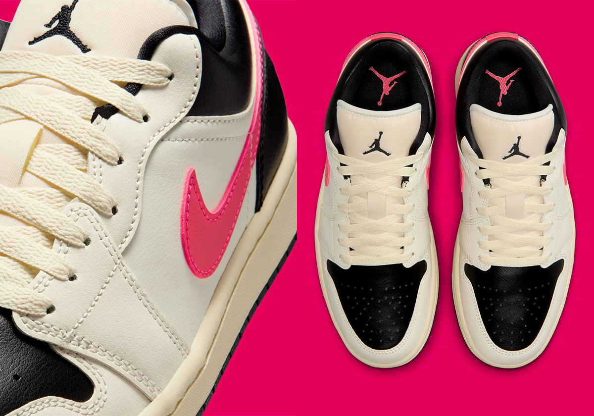 The Air Jordan 1 Low Revs Up “Racer Pink”