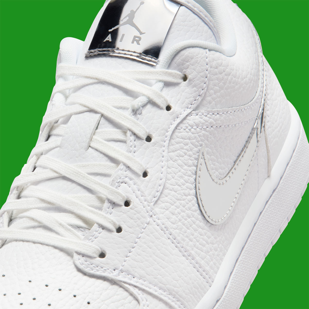 Air Jordan 1 Low White Metallic Silver Iq9381 100 6