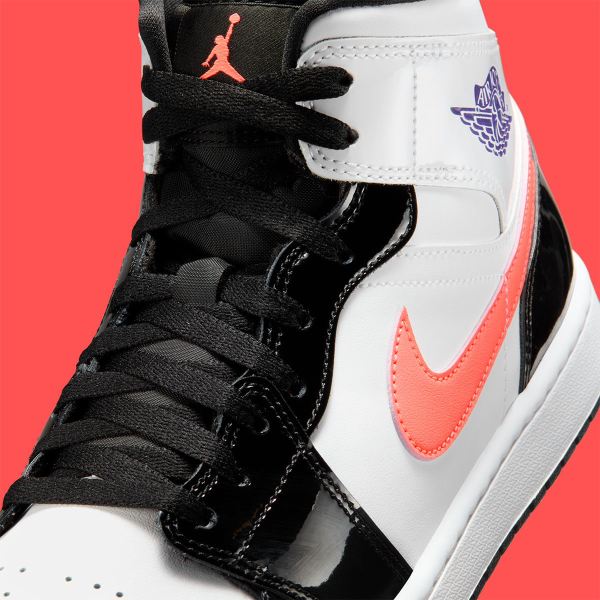 Air Jordan 1 Mid Black White Court Purple Bright Mango Iq9387 010 7