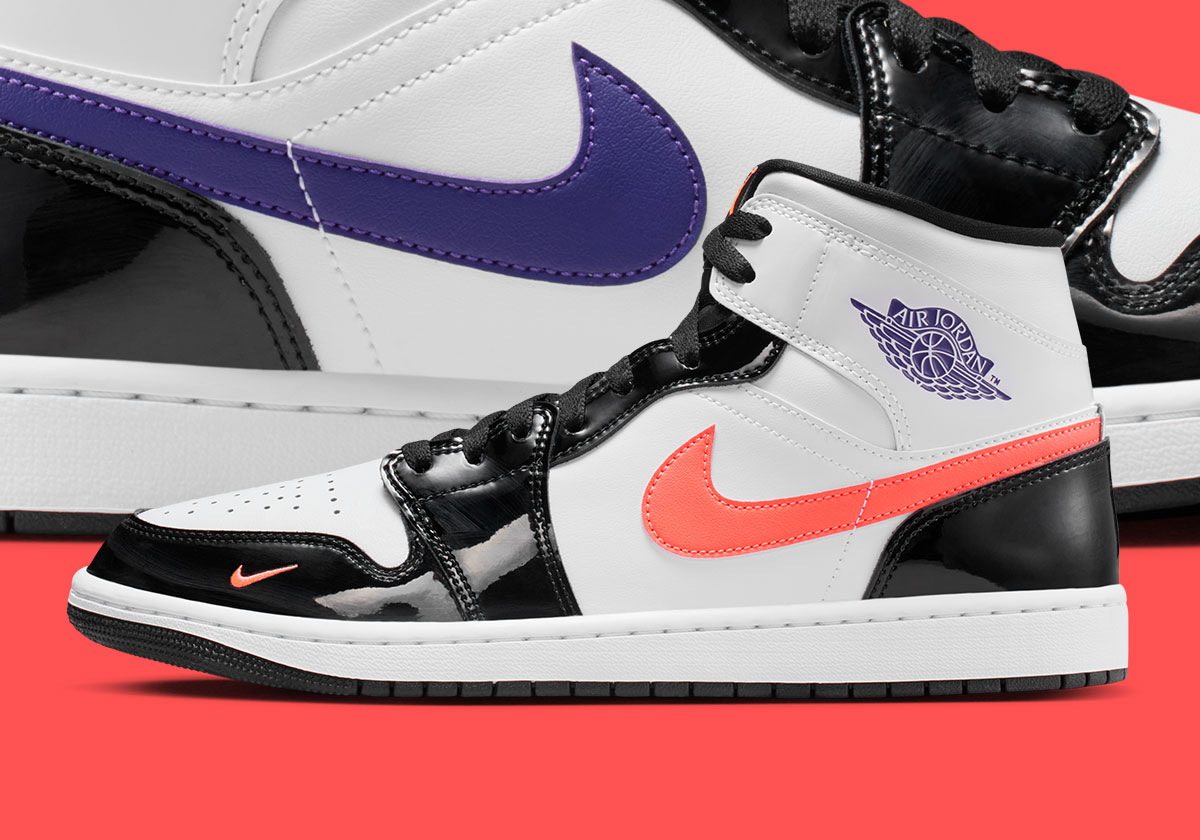 Mismatched Swooshes Land On This Air Jordan 1 Mid