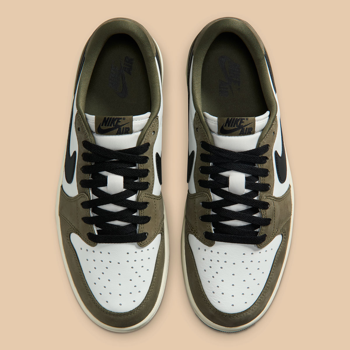 Air Jordan 1 Retro Low Og Medium Olive 4 Ba4363