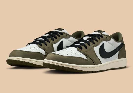 Official Images Of The Air Jordan 1 Retro Low OG “Medium Olive”