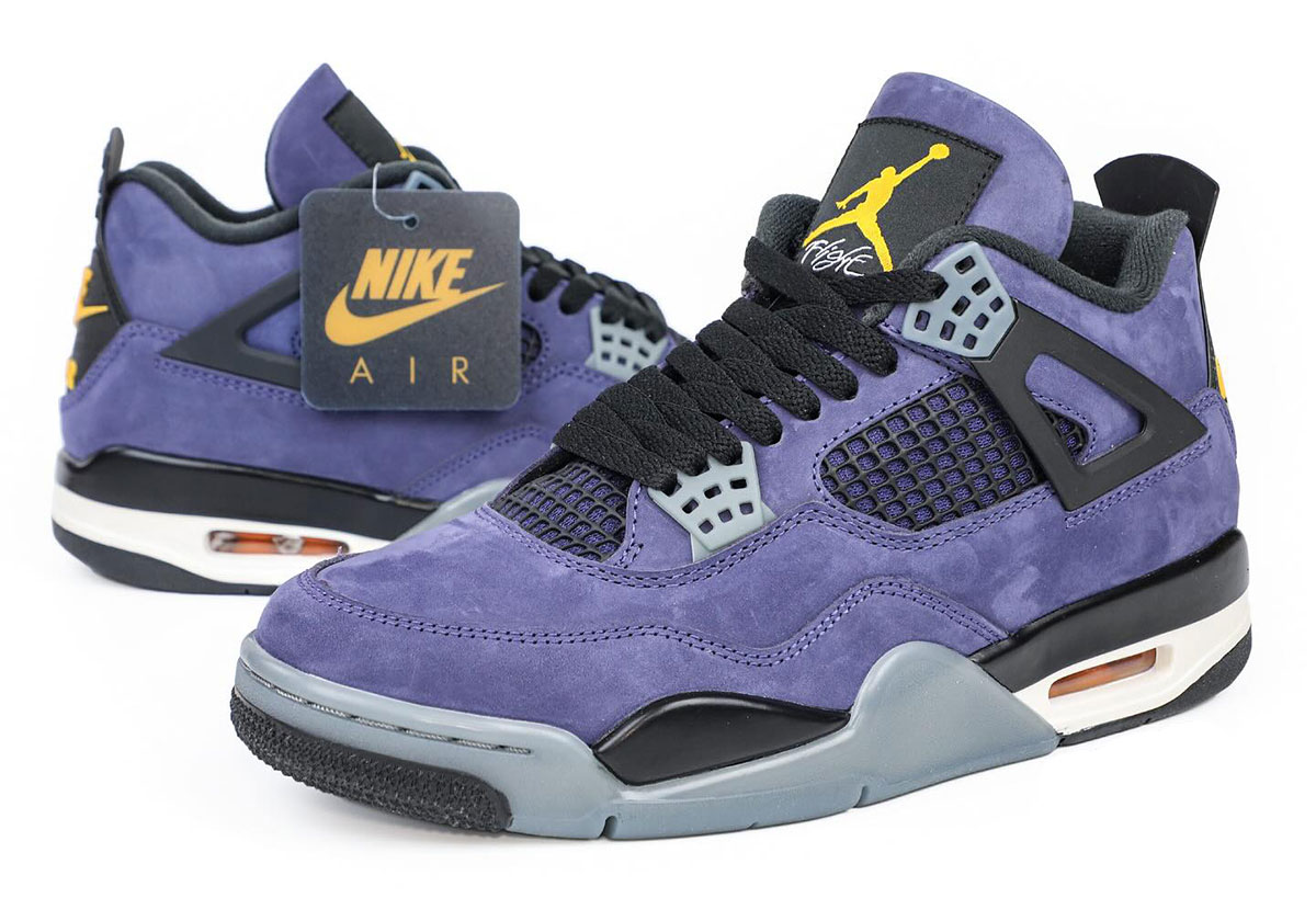 The Air Jordan 4 “Lakeshow” Releases During All-Star Weekend