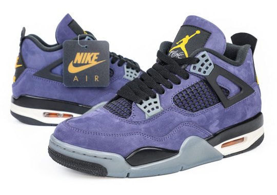 The Air Jordan 4 "Lakeshow" Releases During All-Star Weekend