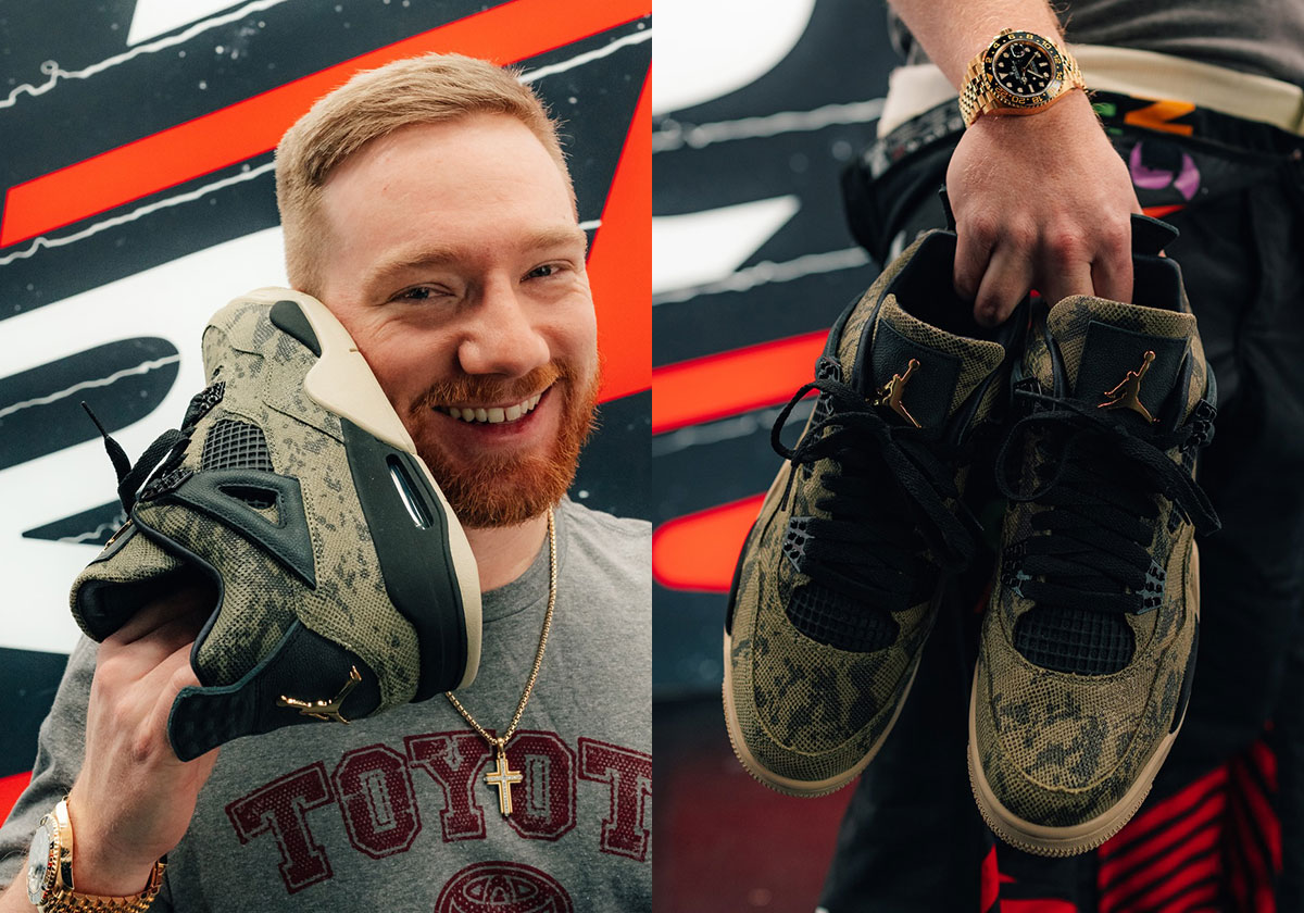 Tyler Reddick Of Jordan’s NASCAR Team Reveals Never Before Seen Air Jordan 4