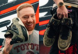 Tyler Reddick Of Jordan’s NASCAR Team Reveals Never Before Seen Air Jordan 4