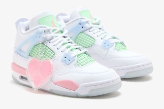 First Look At The Air Jordan 4 GS “Valentine’s Day”