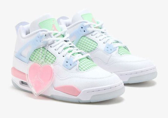 First Look At The Air Jordan 4 GS "Valentine's Day"