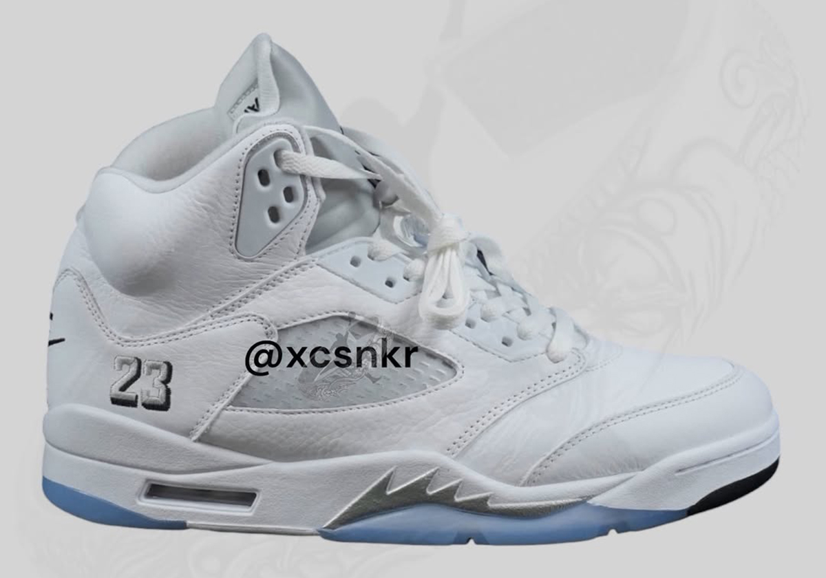 First Look At The Air Jordan 5 “White Metallic”