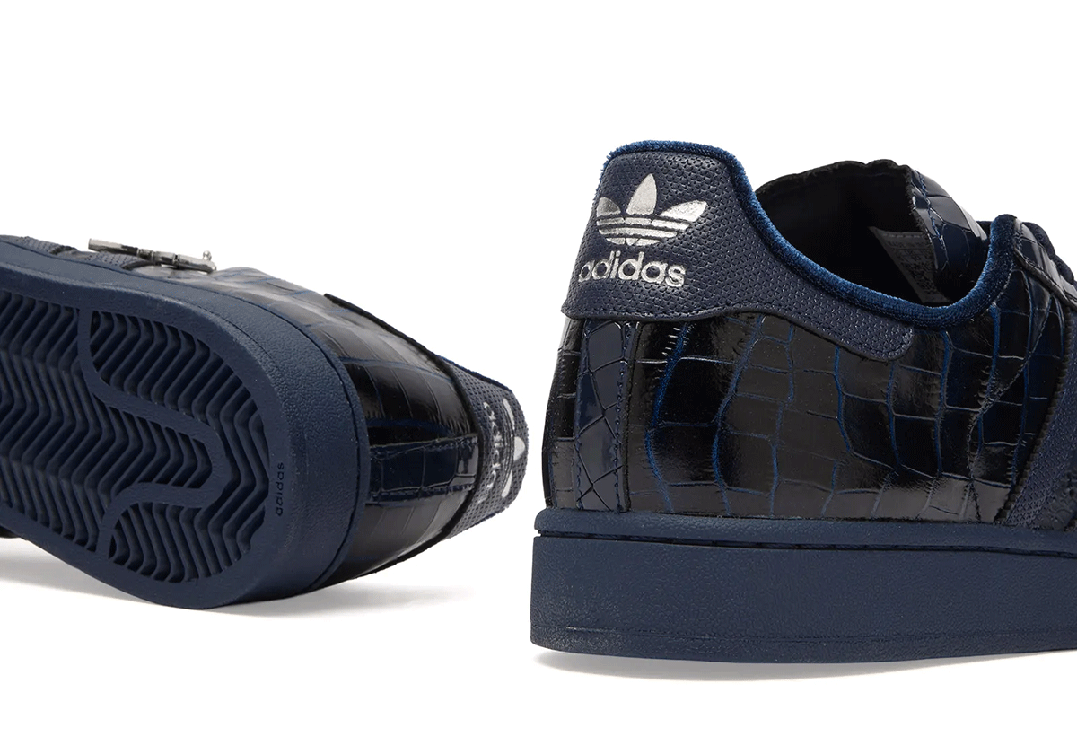 Anthony Edwards Adidas Superstar Navy Croc Ki6585 5