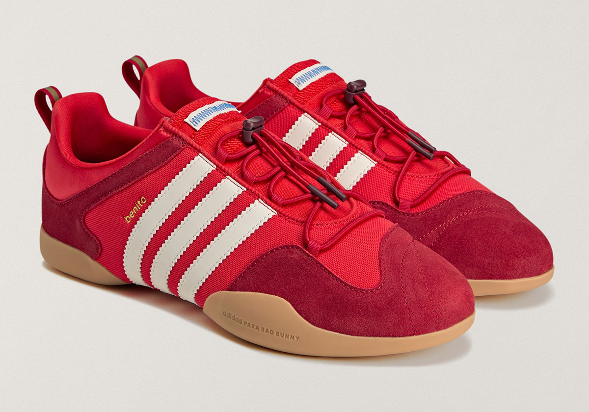 Bad Bunny's adidas Ballerina Appears In A 49ers Colorway Ahead OF Super Bowl LX