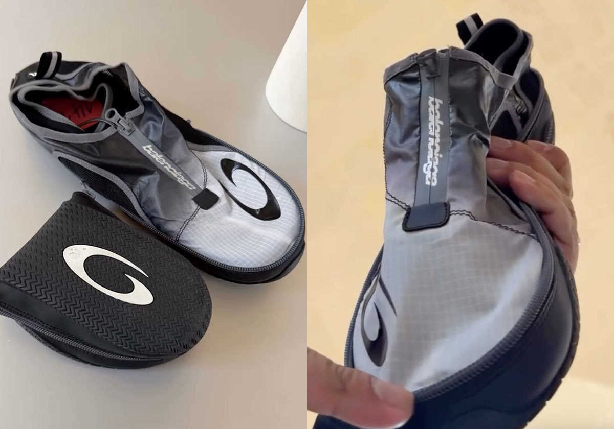 Balenciaga Unveils A Packable, Zip-Up Model: The Pocket Shoe