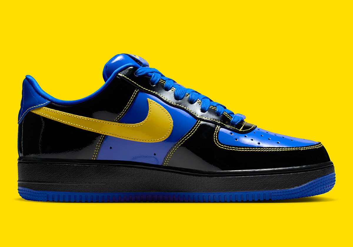 Central Cee Syna Nike Air Force 1 Low Black Opti Yellow Racer Blue Iq1402 010 3