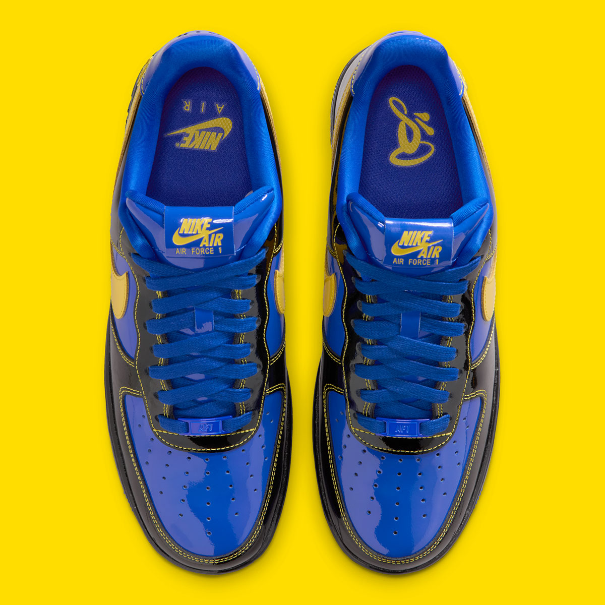 Central Cee Syna Nike Air Force 1 Low Black Opti Yellow Racer Blue Iq1402 010 4