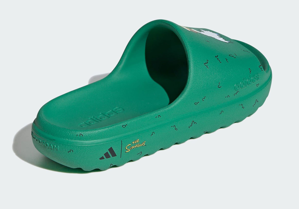 Homer Simpson Bushes Adidas Adilette Lumia Slides Hq2581 7