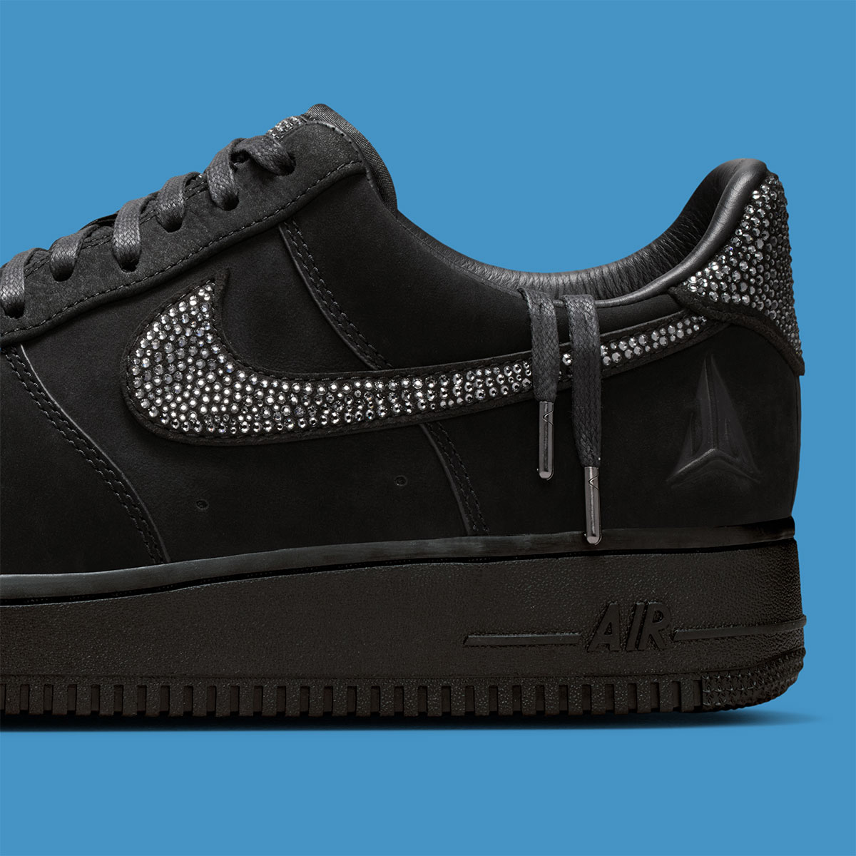 Ja Morant Swarovski Nike Air Force 1 Iq9772 001 12
