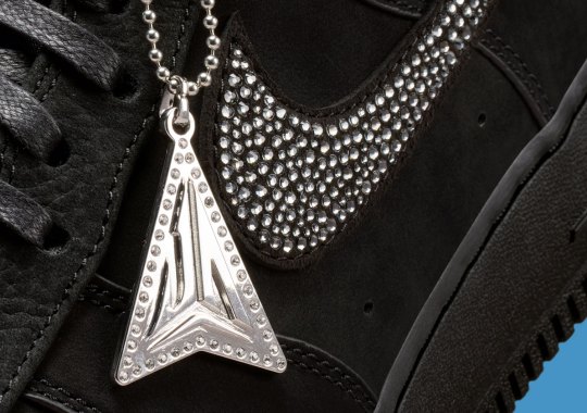Ja Morant Coats His Own Nike Air Force 1 Low In Swarovski Crystals