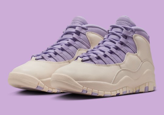 Official Images Of The Air Jordan 10 "Hydrangeas"