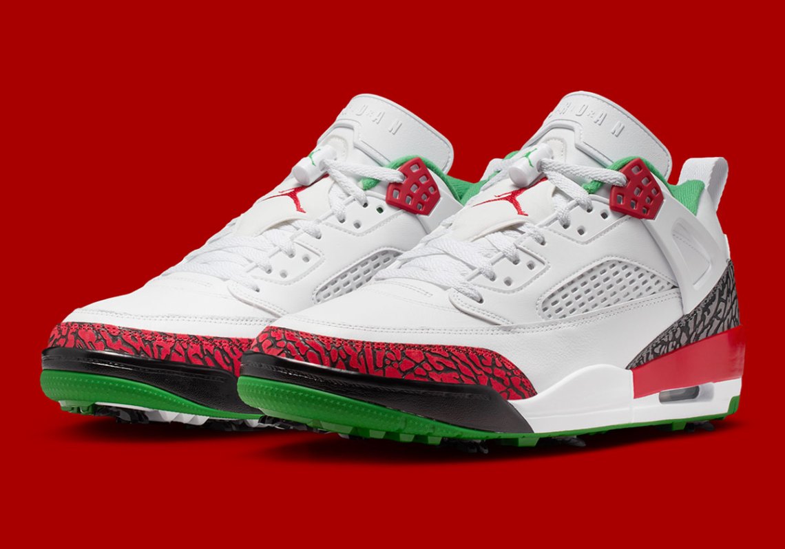 Air Jordan Spizike Low Golf OG White Varsity Red Mens Size 5 HQ4365-100 New Air Jordan  main image 2
