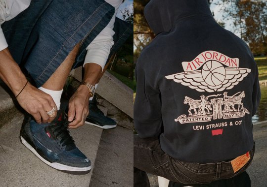 Levi's x Air Jordan 3 Footwear And Apparel Collection Revealed