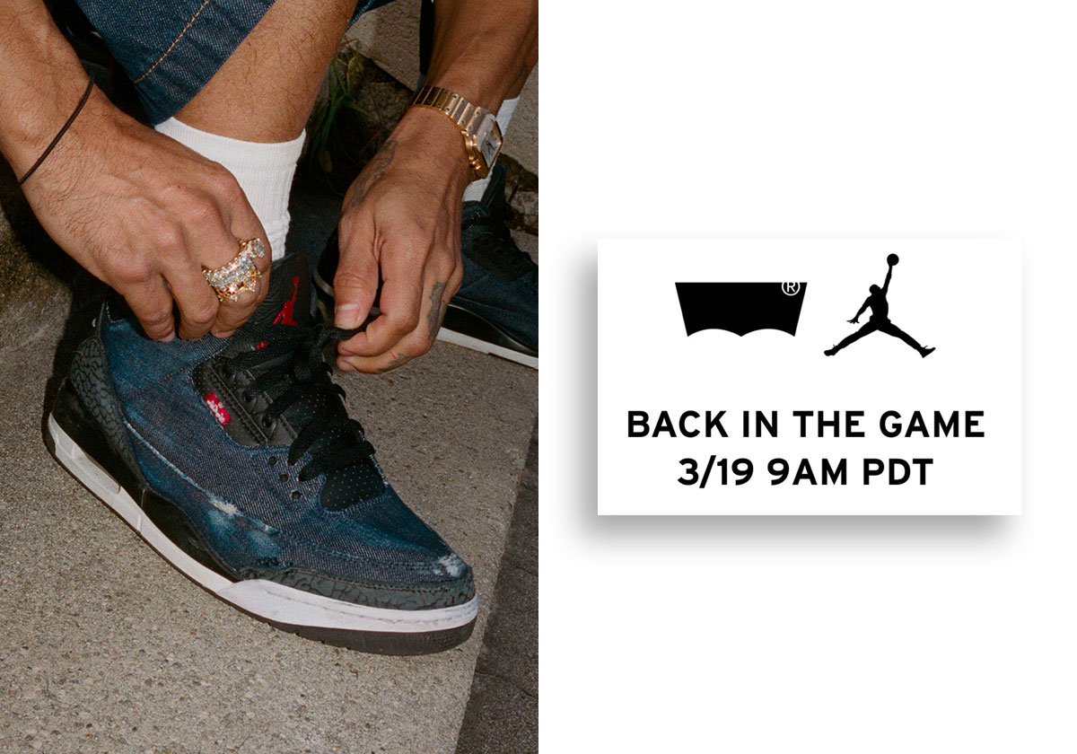 The Levi's Air Jordan 3 Is Restocking On March 19th