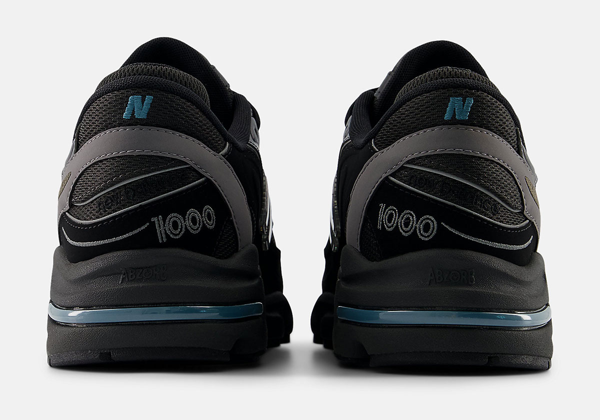 New Balance 1000 Black Castlerock Blue U10009gk 4
