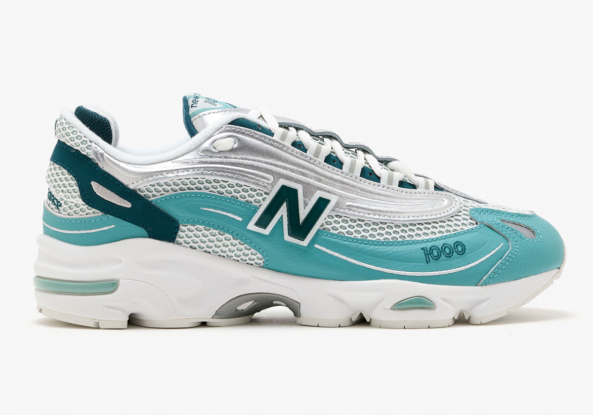 New Balance 1000 Grey Silver Aqua U10005le 2