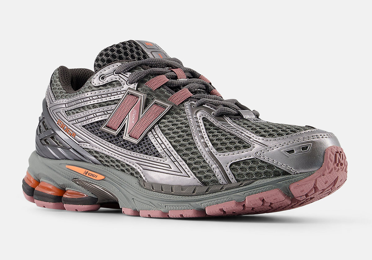 New Balance 1906r Dark Silver Metallic Pink U190629r 2