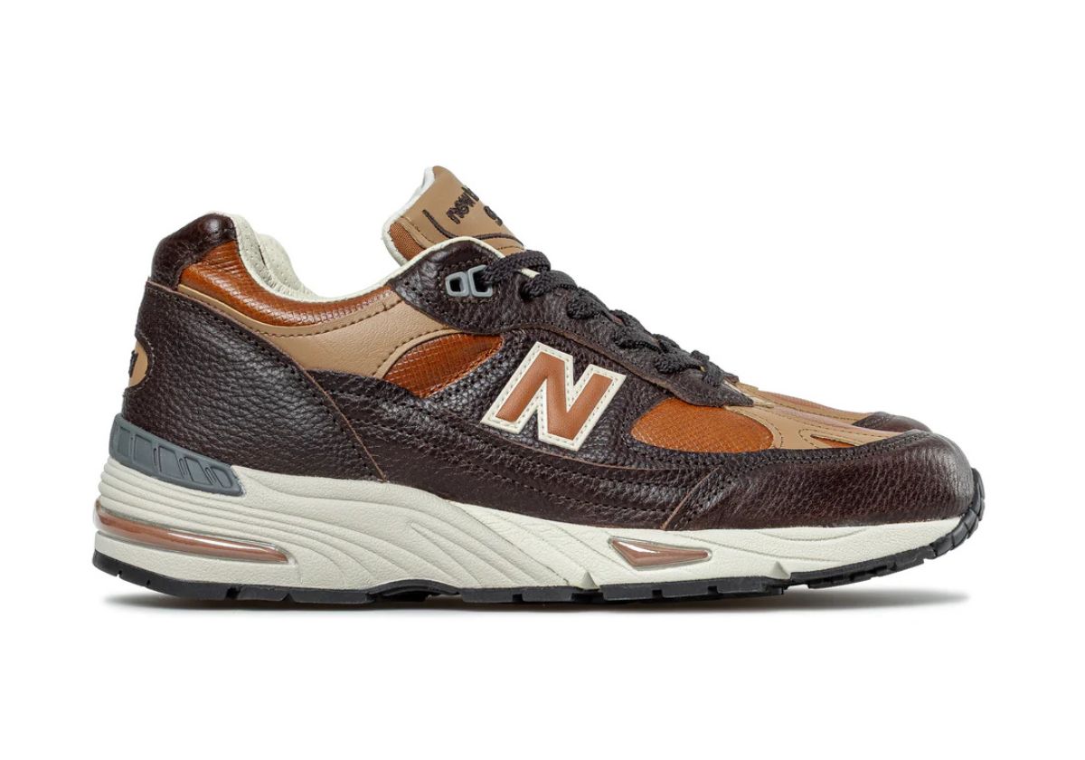 New Balance 991 Made In England Brown Leather M991lb1 1