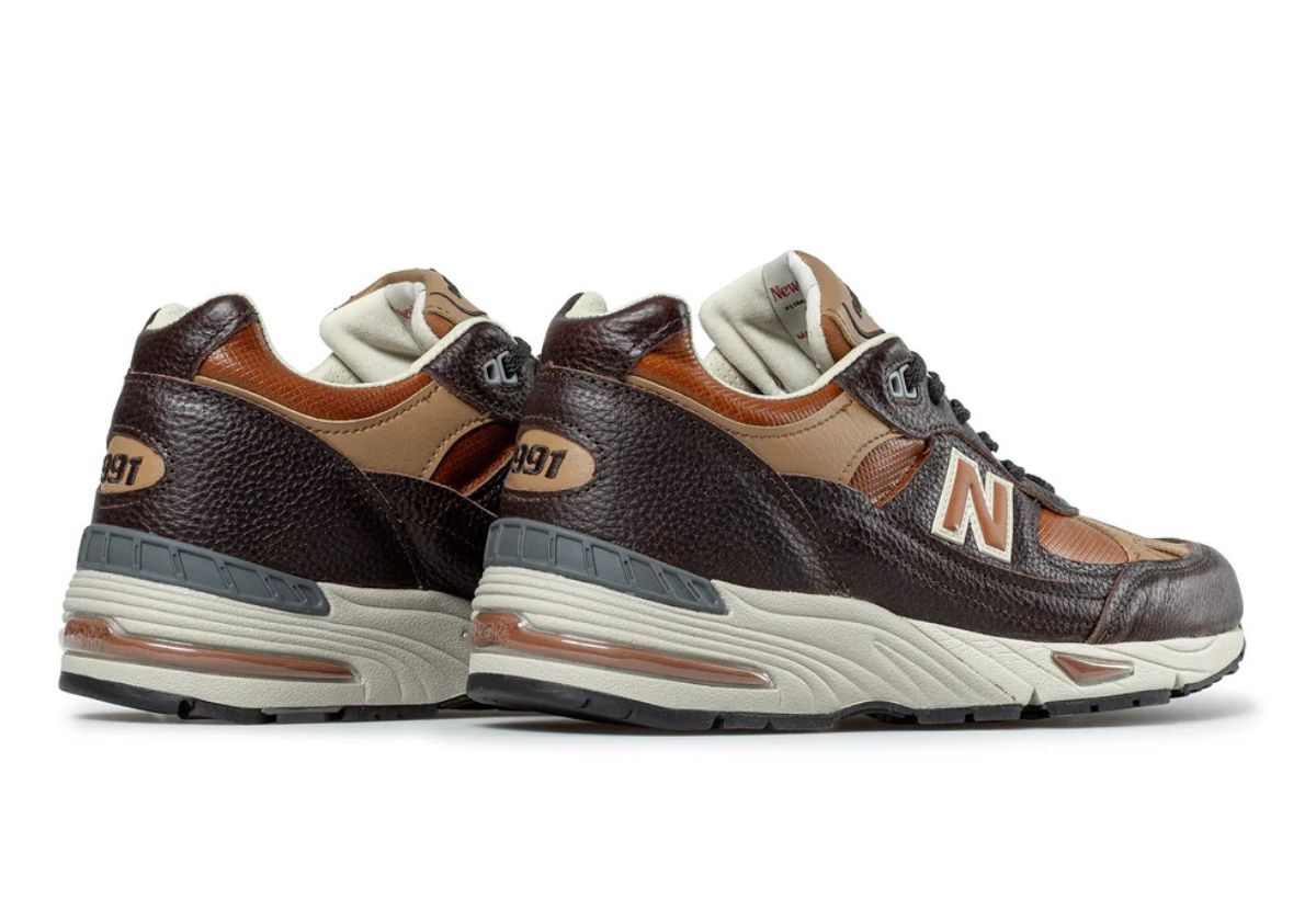 New Balance 991 Made In England Brown Leather M991lb1 3