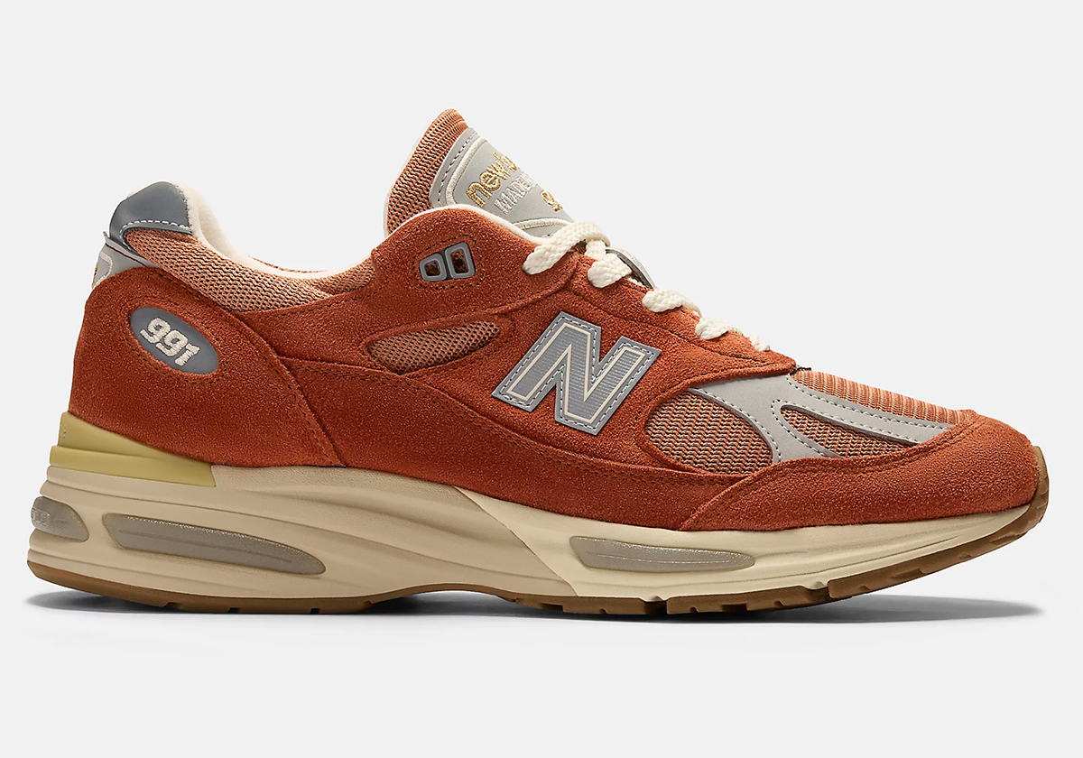 New Balance 991v2 Made In Uk Potters Clay Raw Sienna Harbor Mist U991ss2 6