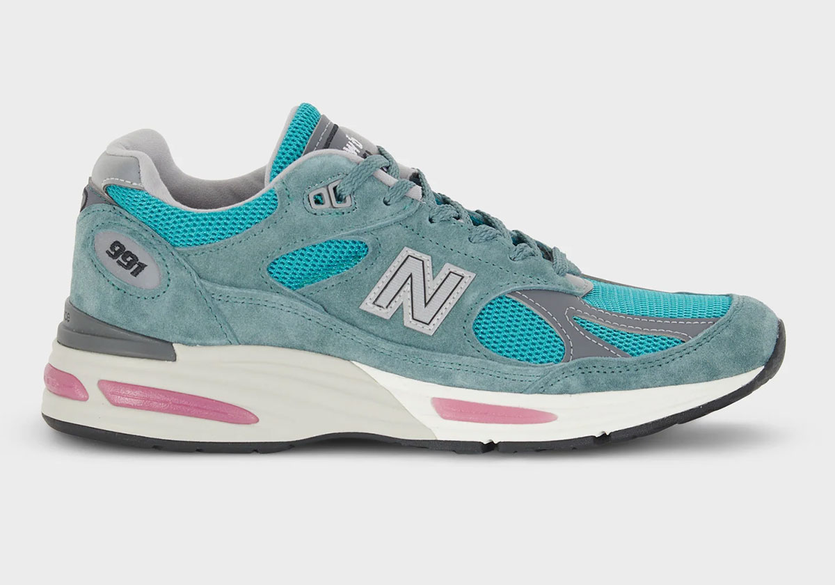 New Balance 991v2 Porcelain Green Trooper U991tt2 4