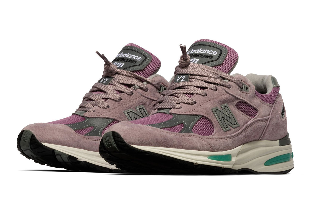 New Balance 991v2 Toadstool Smoked Pearl U991rr2 4