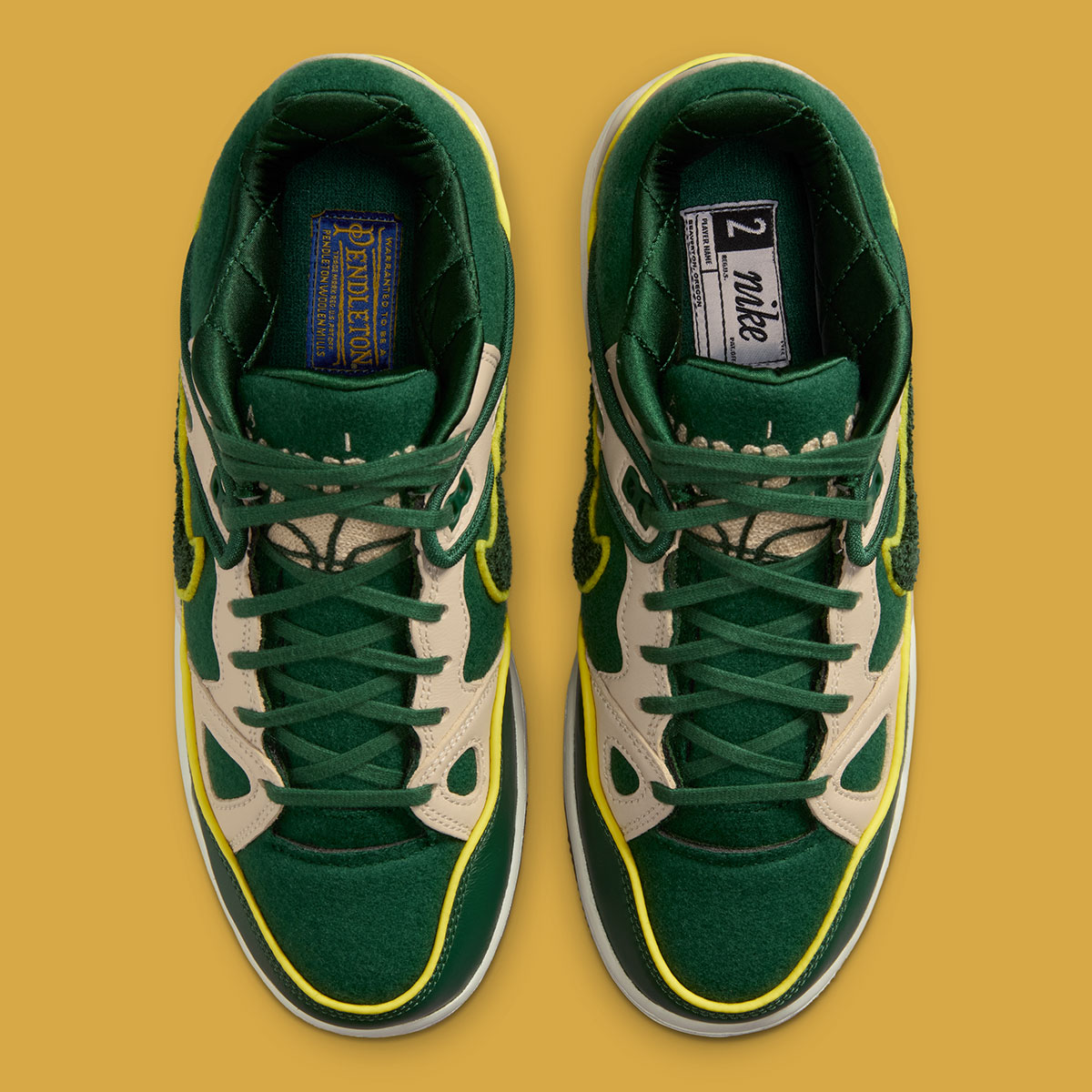 Nigo Nike Air Force 3 Pendleton Green Hv5032 300 11