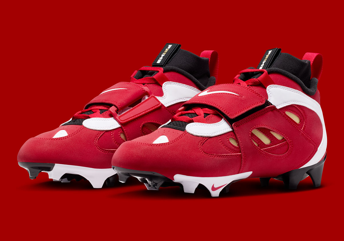 The Nike Air Diamond Turf 2 Brings Its "Prime Red" To A Cleat Version