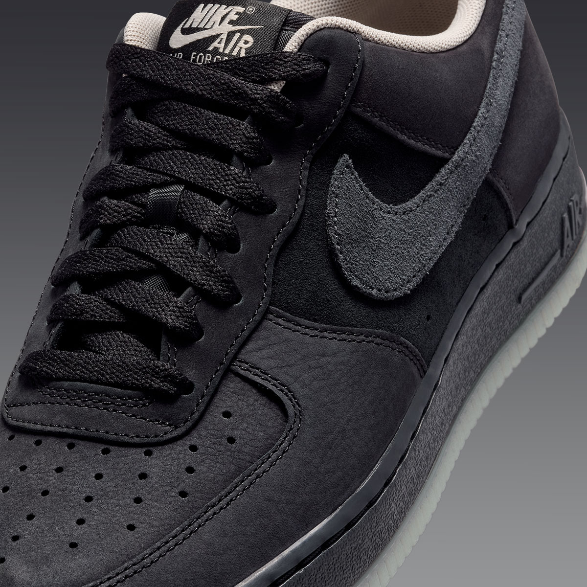 Nike Air Force 1 Low Black Fossil Iq9791 001 6