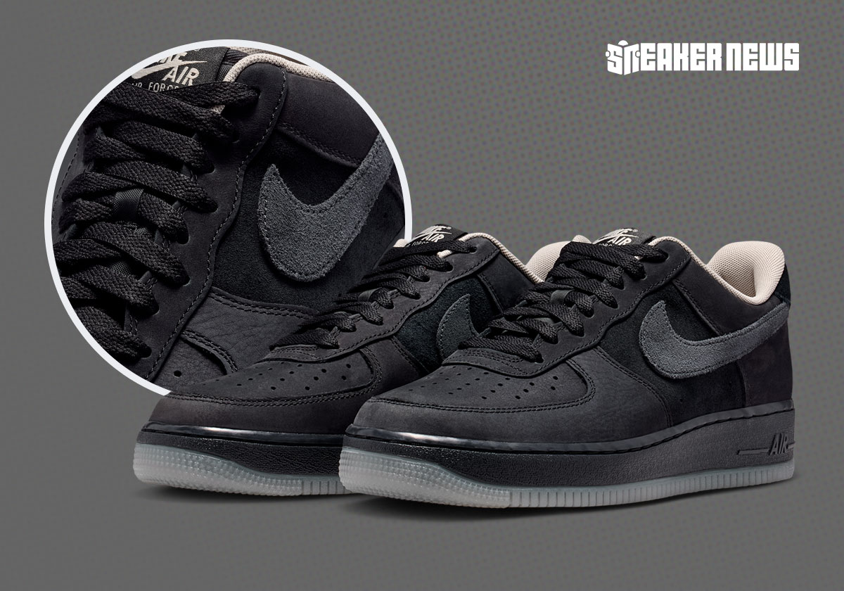 The Nike Air Force 1 Low Unearths “Black Fossil”