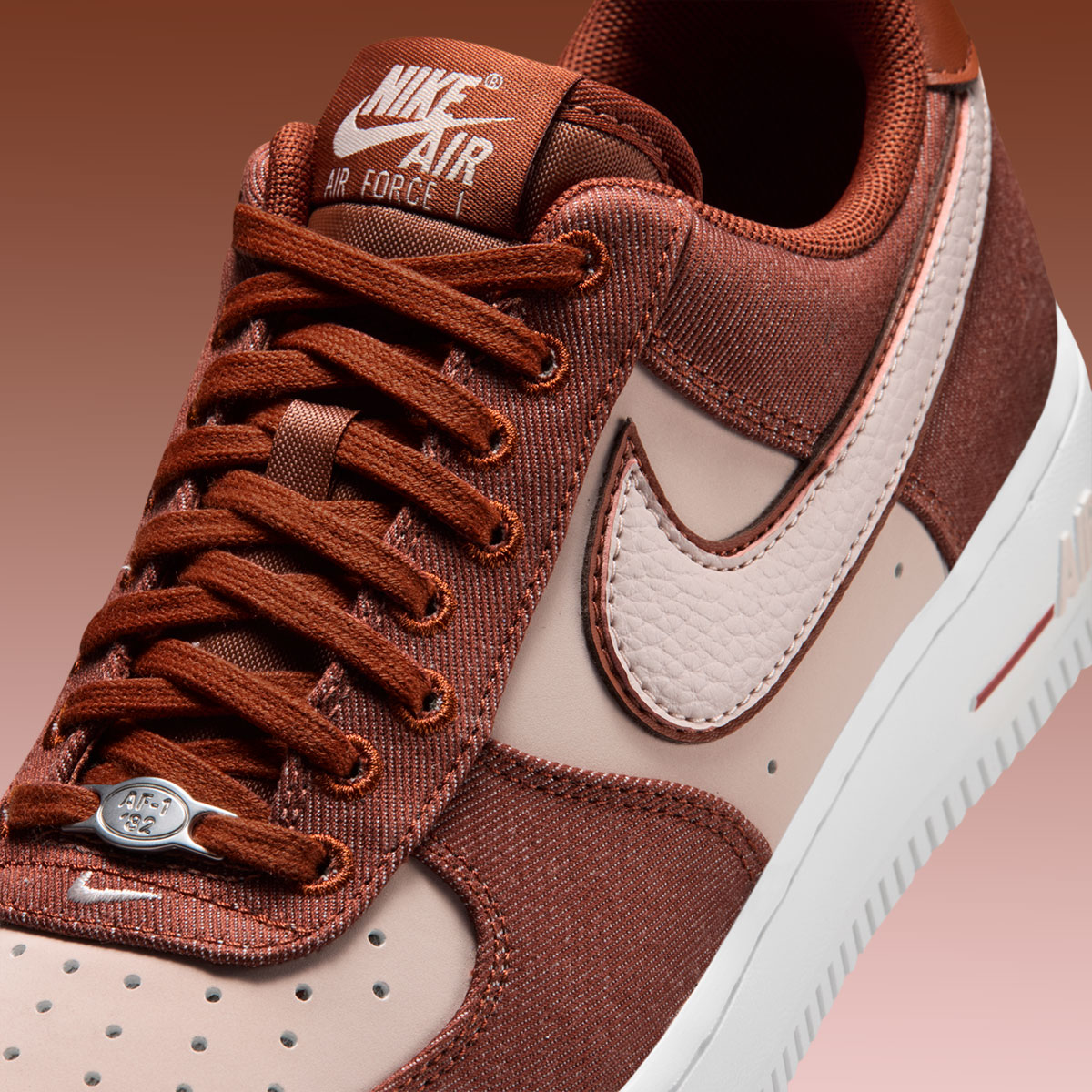 Nike Air Force 1 Low Cinnamon Silt Red Ib6642 200 6