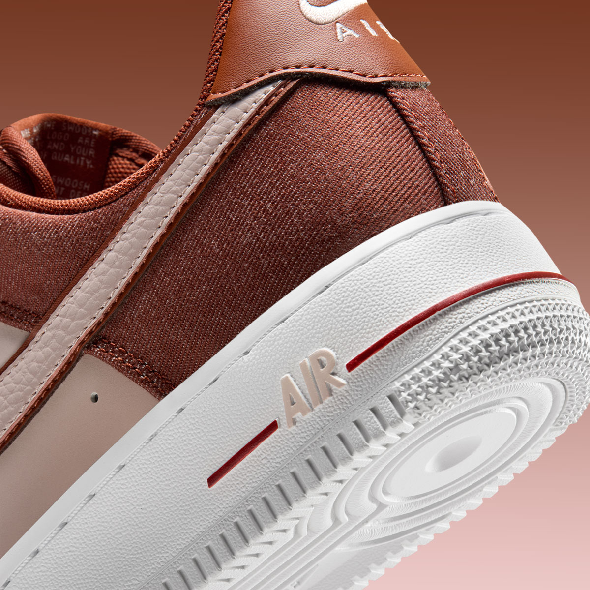 Nike Air Force 1 Low Cinnamon Silt Red Ib6642 200 7