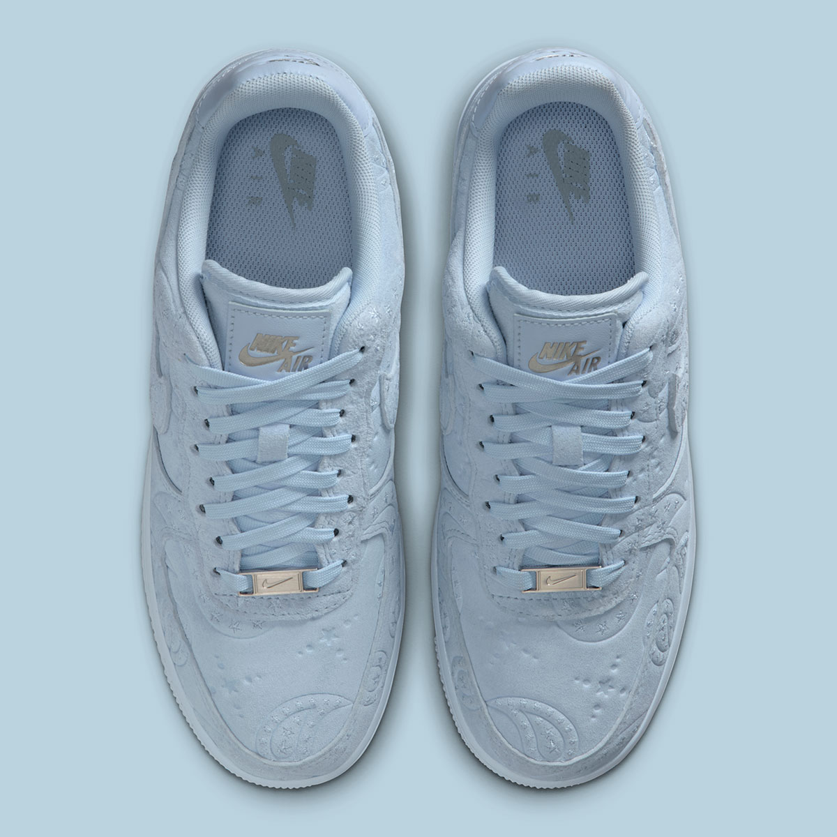 Nike Air Force 1 Low Paisley Suede Hydrogen Blue Io1259 400 4