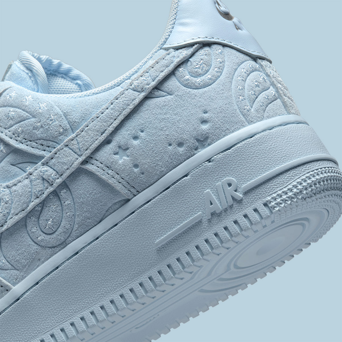 Nike Air Force 1 Low Paisley Suede Hydrogen Blue Io1259 400 8