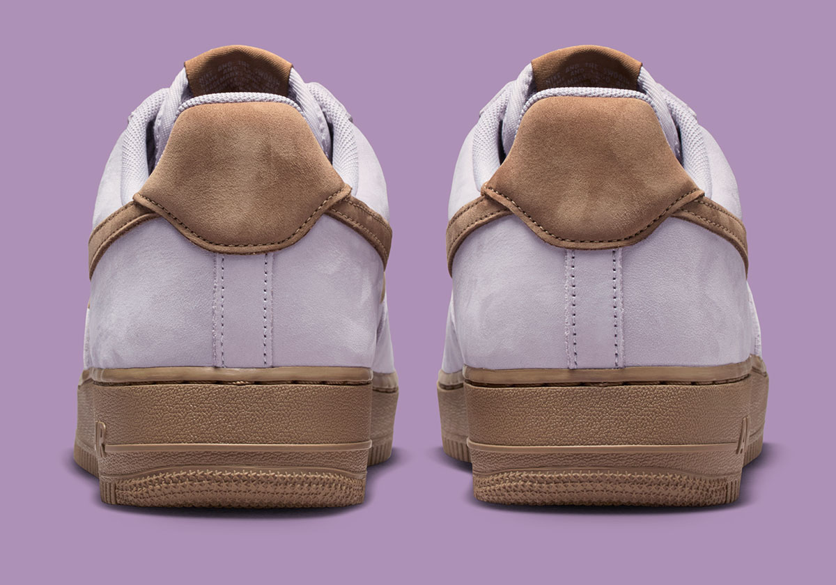 Nike Strips Its Branding On The Air Force 1 Low Premium “Silver Lilac”