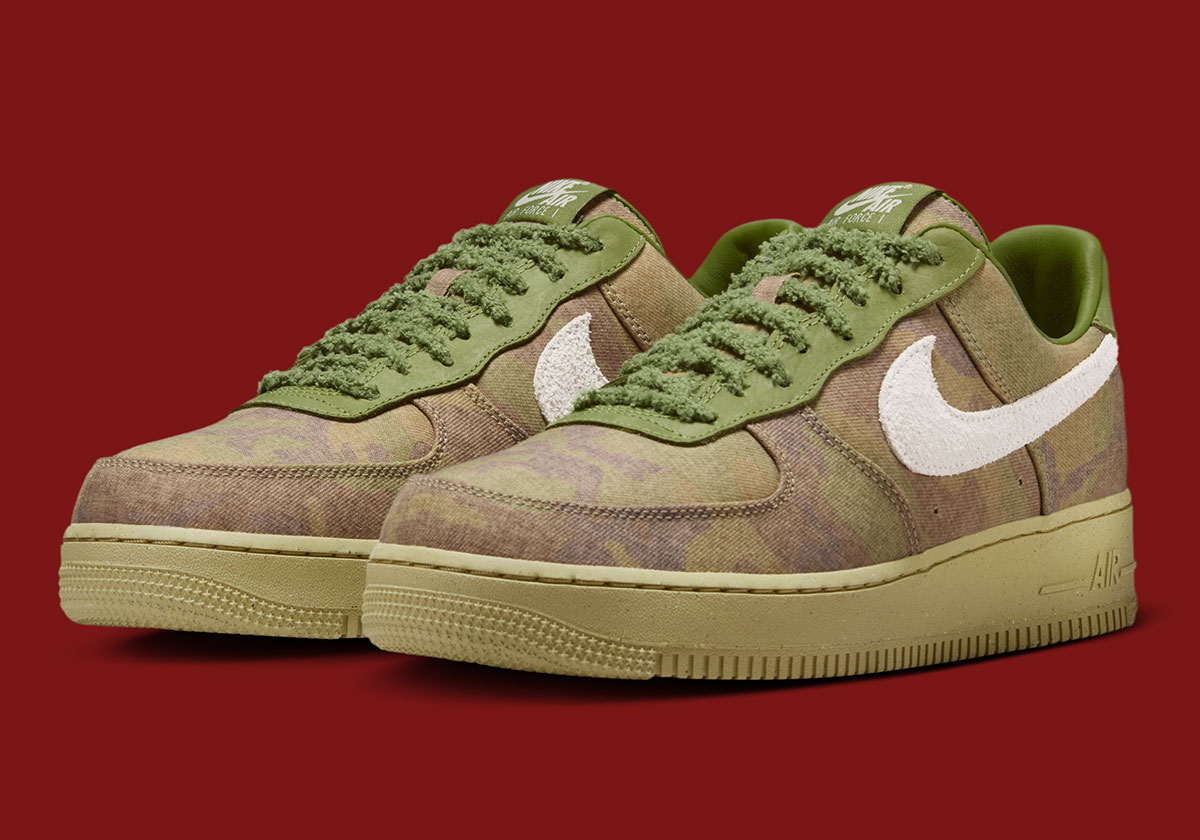 Кроссовки Nike Air Force 1 Low Wheatgrass Aluminum Phantom Io5011 300 5