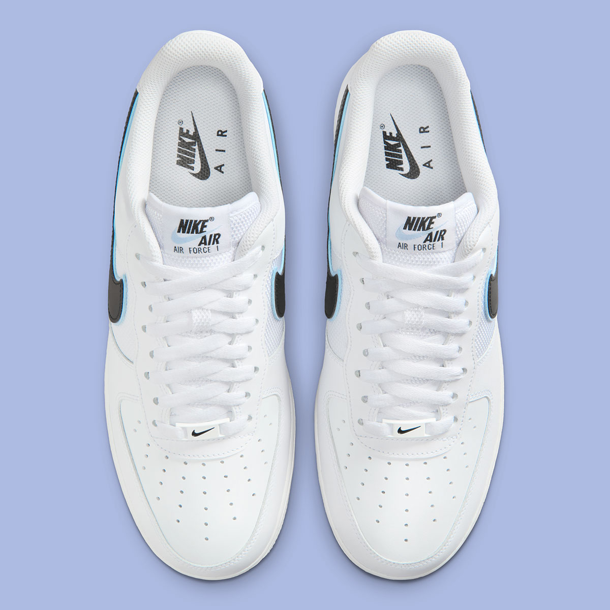 Nike Air Force 1 Low White Black Hydrogen Blue Iq7593 100 4