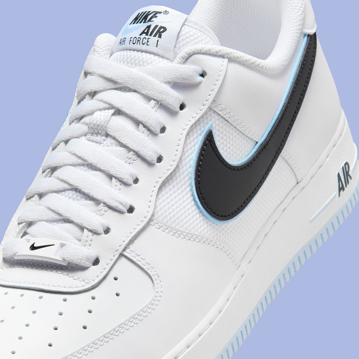 Nike Air Force 1 Low White Black Hydrogen Blue Iq7593 100 7