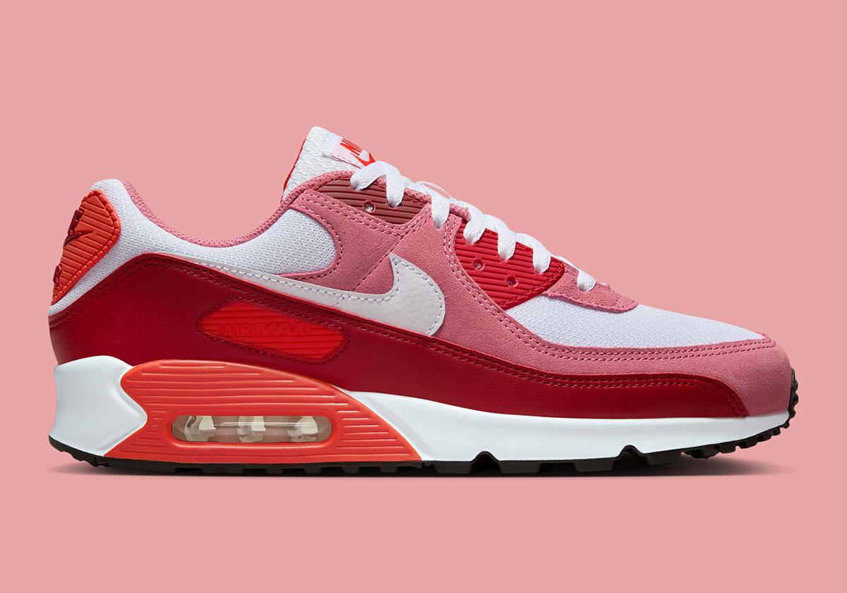 Nike Air Max 90 Peony Light Crimson Team Crimson Dm0029 600 3