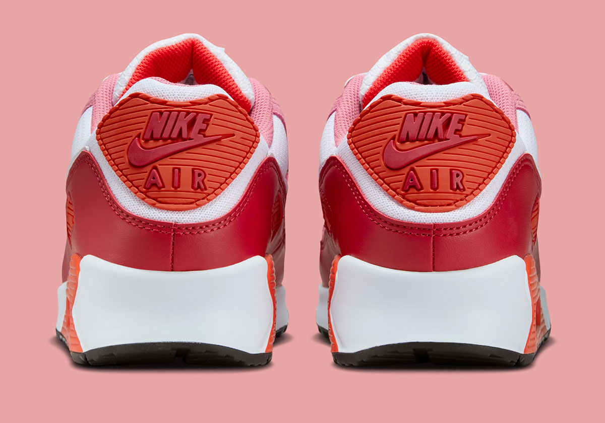 Nike Air Max 90 Peony Light Crimson Team Crimson Dm0029 600 6