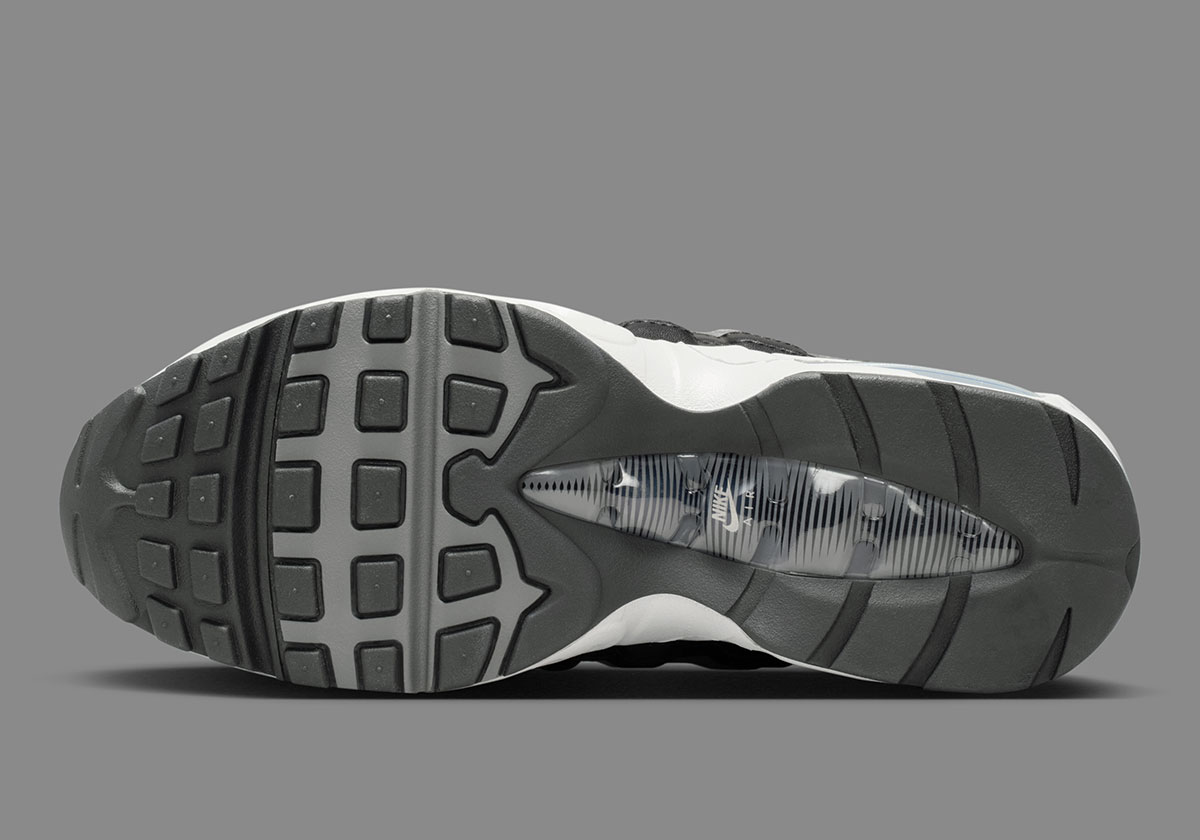 Nike Air Max 95 Dark Grey Metalic Silver Off White Black Ib6398 002 2