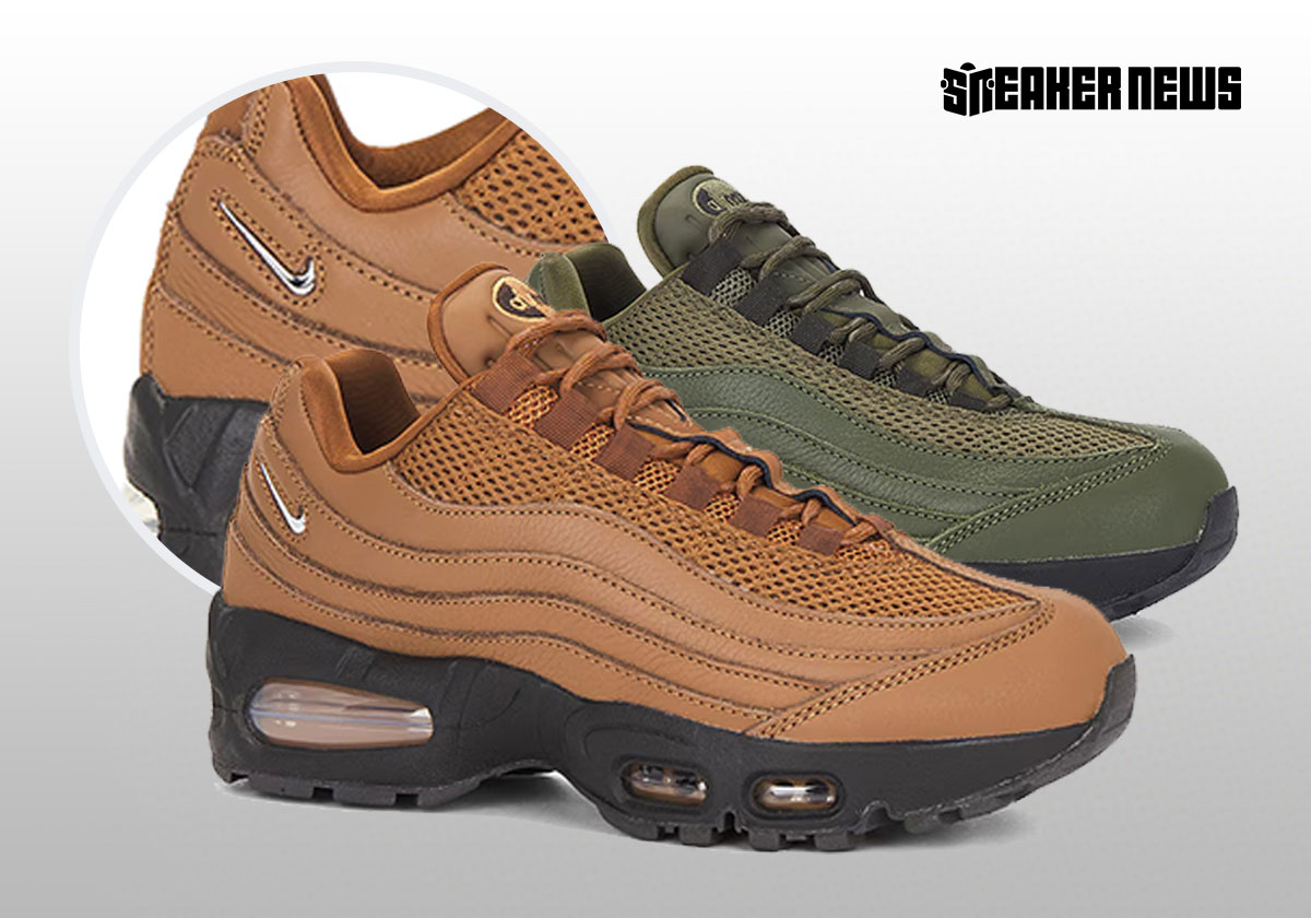 The Nike Air Max 95 Big Bubble Pens Two Women’s Jewel Swoosh Pairs